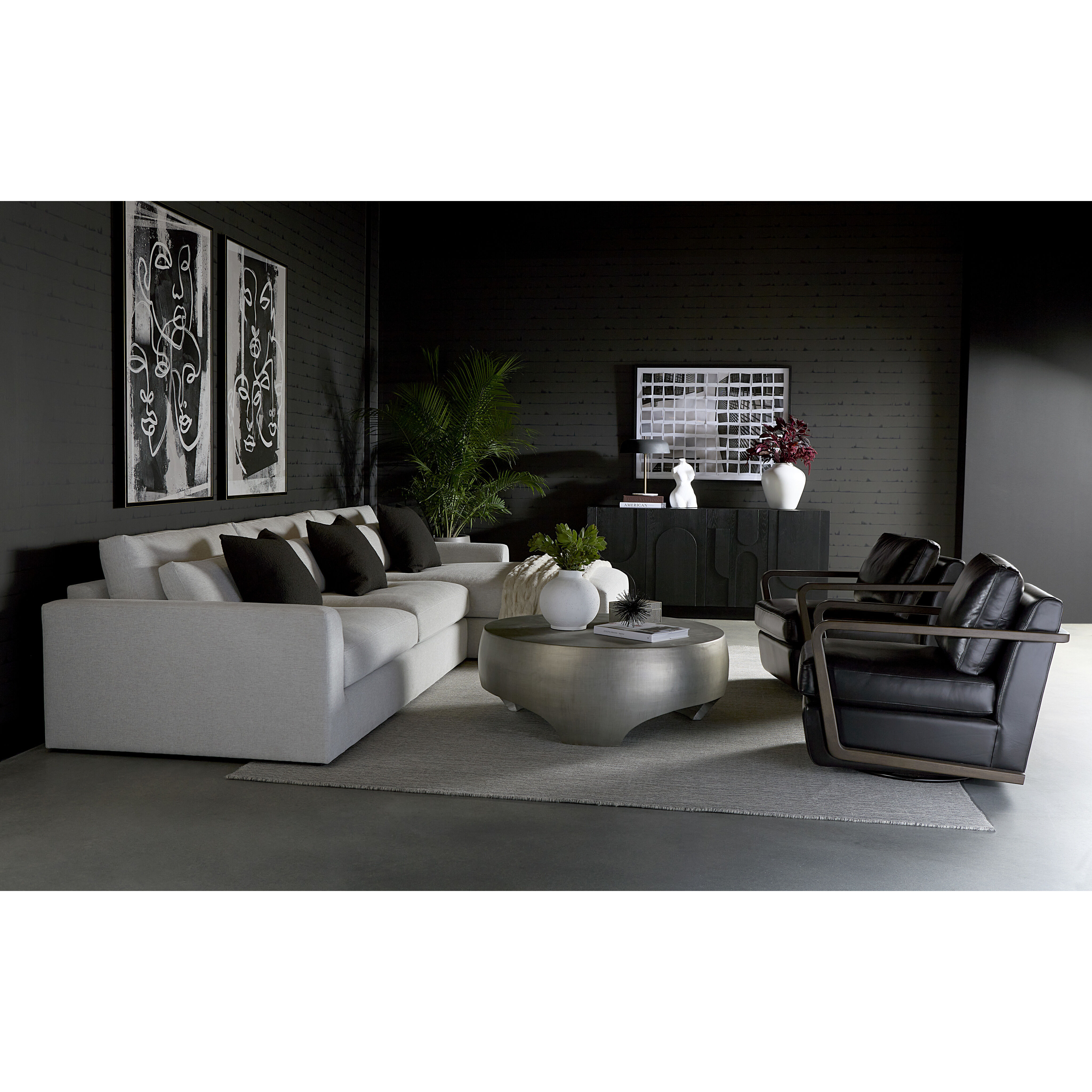 Merrick Ernst Silverstone Sofa Chaise, RAF